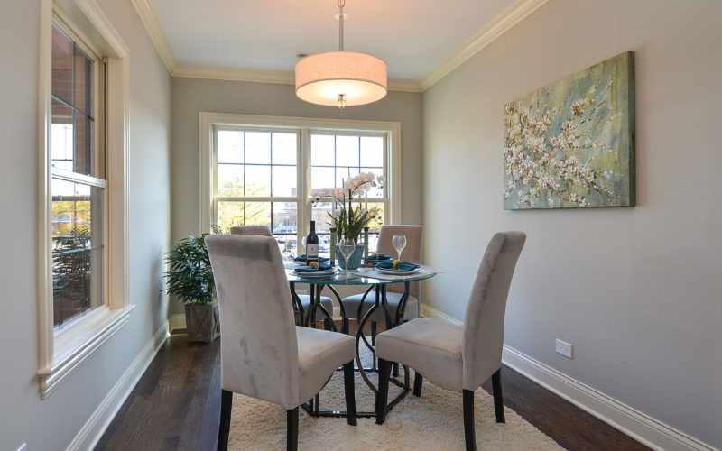 Dining Room for Fairview Station Condos in Park Ridge Il