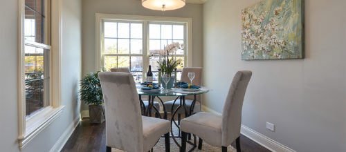 Dining Room for Fairview Station Condos in Park Ridge Il